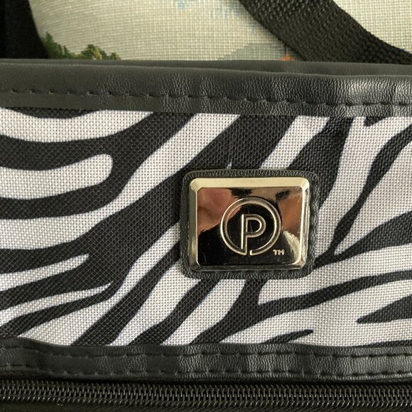 Large Zebra Double Strap Laptop Tote - Picture 2 of 6